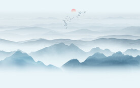 新中式山水画