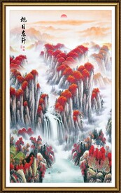 鸿运当头国画