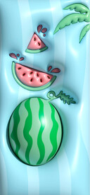 膨胀手机壳图案