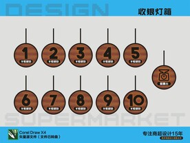 收銀燈箱