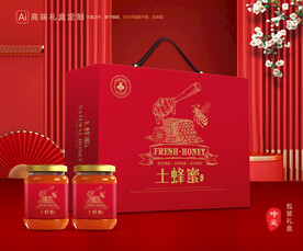 蜂蜜包裝 百花蜜禮盒
