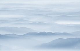 水墨山