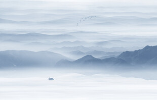 水墨山水画