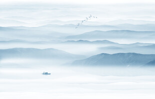 水墨山水画
