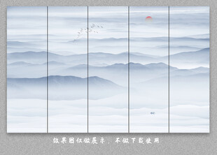 现代简约电视背景墙