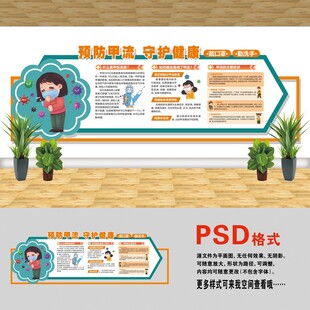 醫(yī)院文化墻 甲型流感