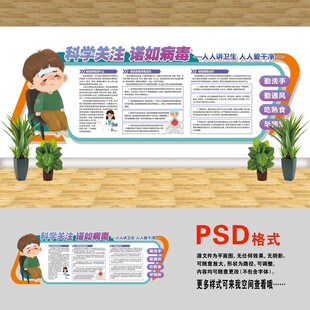 醫(yī)院文化墻 諾如病毒