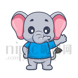可愛卡通大象