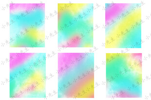 紅綠黃藍(lán)七彩顏色漸變渲染背景