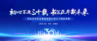 實(shí)業(yè)公司三十周年慶典主畫面