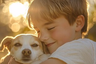 梦境中的温暖拥抱，解读梦见抱着小狗很喜欢它的深层含义