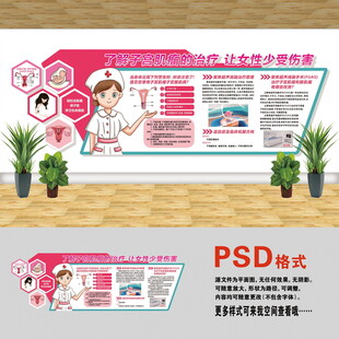 子宮肌瘤治療文化墻