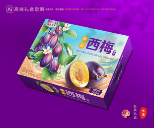 西梅包装 李子礼盒