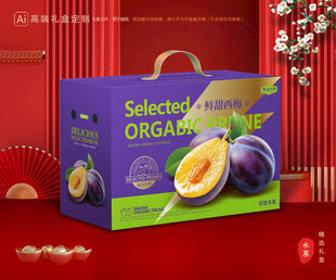 西梅包装 李子礼盒