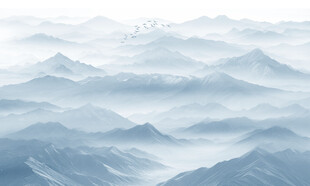 遠(yuǎn)山近水水墨風(fēng)景