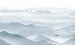 遠(yuǎn)山近水水墨風(fēng)景