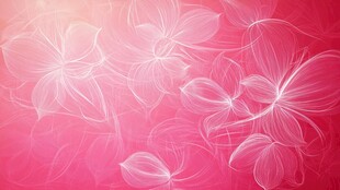 夢幻粉色花朵背景圖