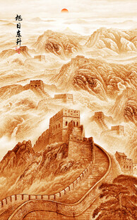长城玄关装饰画