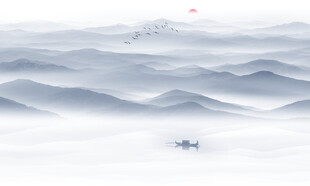 水墨山水画