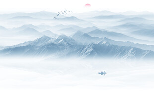  新中式電視背景墻