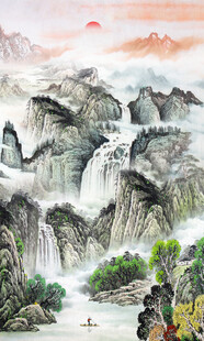 玄关山水画