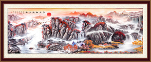 五岳獨(dú)尊泰山國畫