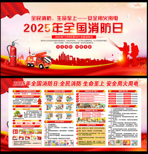 2025年消防宣傳月宣傳欄