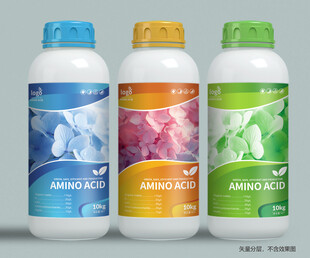 肥料包裝標簽多彩瓶裝清潔劑展示