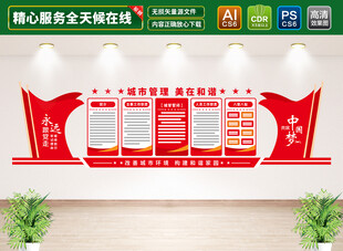 城市管理文化墻