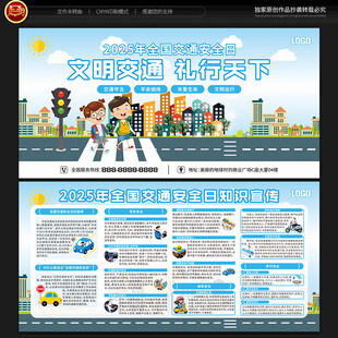 全國交通安全日宣傳欄 