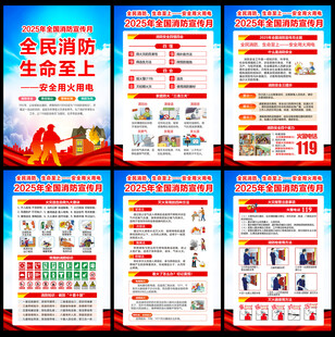 2025消防安全教育宣傳欄
