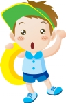 卡通小男孩
