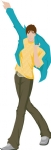 男孩穿衣服