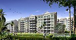 住宅楼建筑后期效果图2