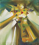 扫描花卉油画25（35厘米X41厘米）