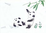 熊猫纸飞机