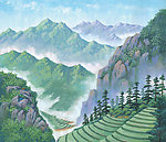 舞台背景绘画