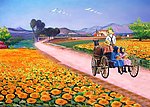 田园风景油画