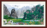 山水画 山水风景 中堂画