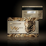 欧式高档vip贵宾卡