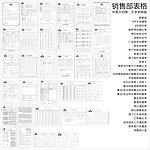 酒店销售部表格