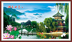 风景园林 山水风景画 湖光山色
