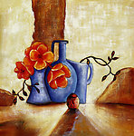 抽象静物油画