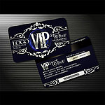 欧式白银花纹图案VIP卡模板