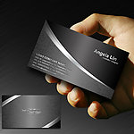 黑色名片设计 五金属名片模板下载