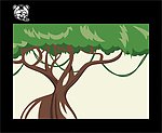 卡通树
