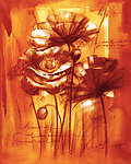 花卉油画