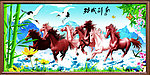 山水风景画（八骏图）