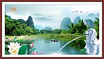 湖泊风光 山水风光