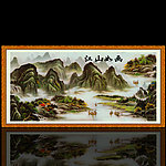 中国画山水风景画